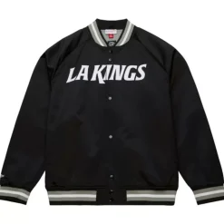 Lightweight Satin Jacket Current Logo Los Angeles Kings