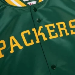 Lightweight Satin Jacket Green Bay Packers