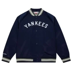 Lightweight Satin Jacket New York Yankees
