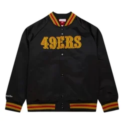 Lightweight Satin Jacket San Francisco 49Ers
