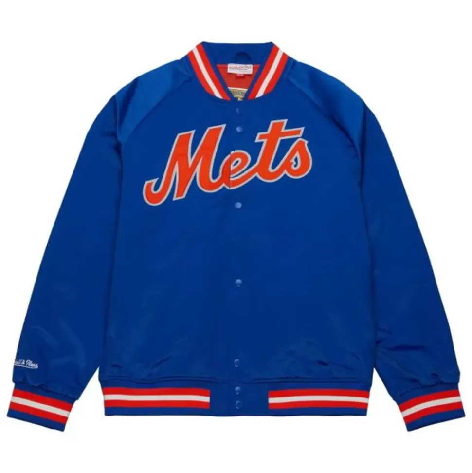 Lightweight Satin Jacket New York Mets