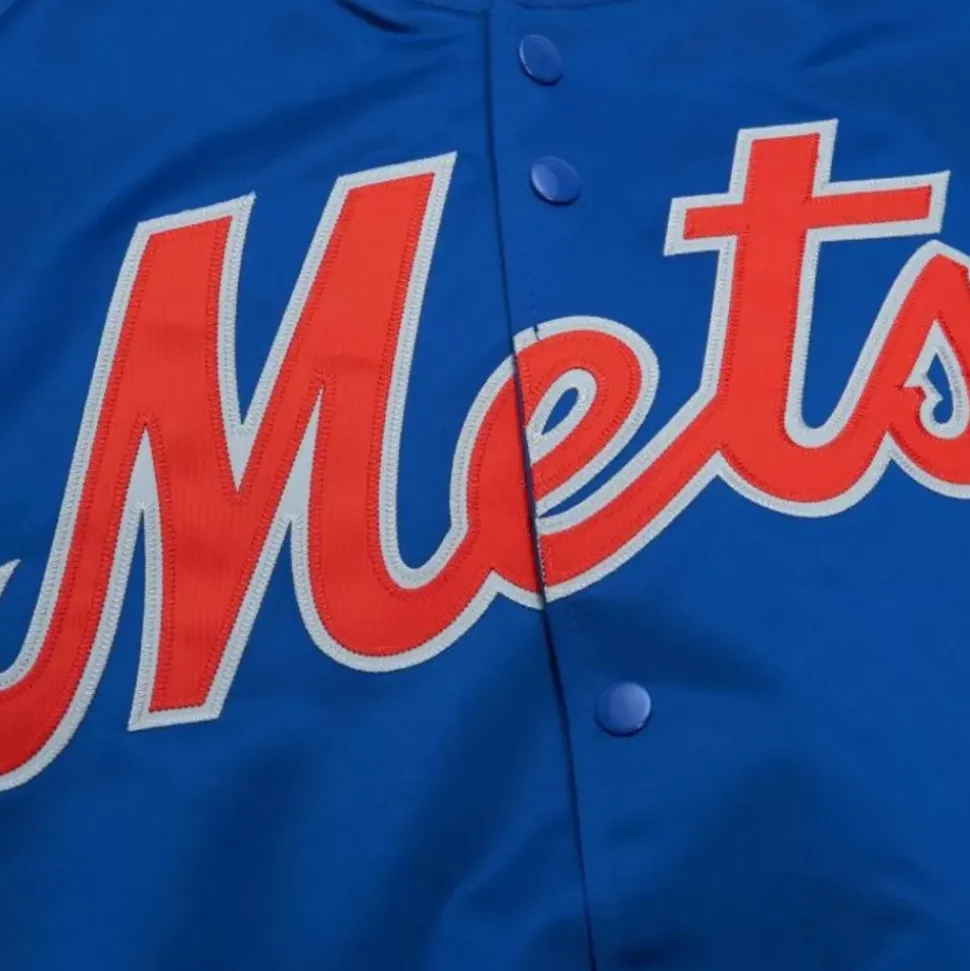 Lightweight Satin Jacket New York Mets