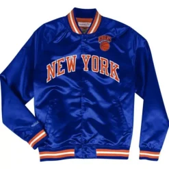 Lightweight Satin Jacket New York Knicks