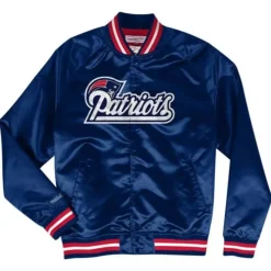 Lightweight Satin Jacket New England Patriots