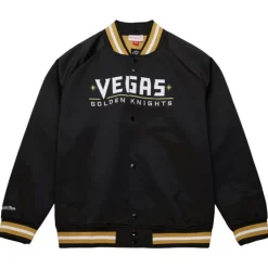 Lightweight Satin Jacket Current Logo Vegas Golden Knights