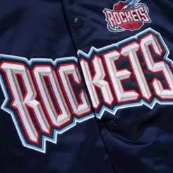 Lightweight Satin Jacket Houston Rockets