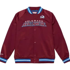 Lightweight Satin Jacket Colorado Avalanche