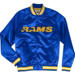 Lightweight Satin Jacket Los Angeles Rams