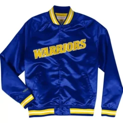 Lightweight Satin Jacket Golden State Warriors