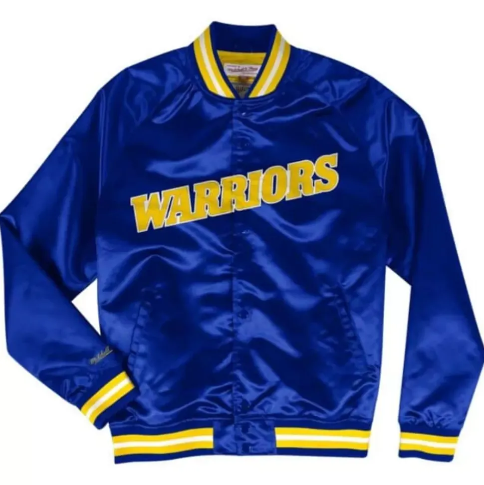 Lightweight Satin Jacket Golden State Warriors