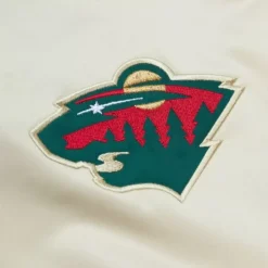 Lightweight Satin Jacket Current Logo Minnesota Wild