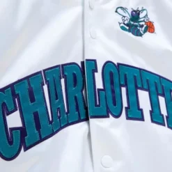 Lightweight Satin Jacket Charlotte Hornets