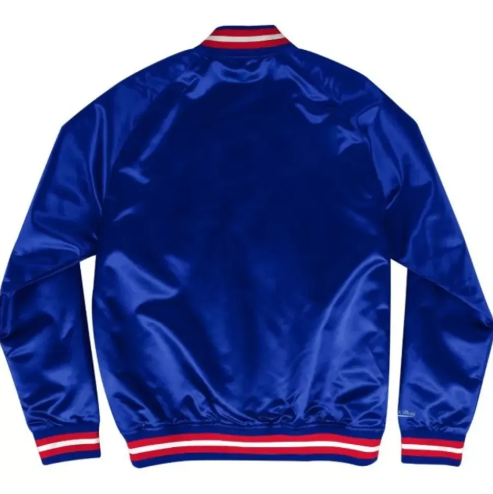 Lighweight Satin Jacket Atlanta Braves