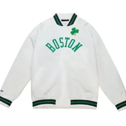 Lighweight Satin Jacket Boston Celtics
