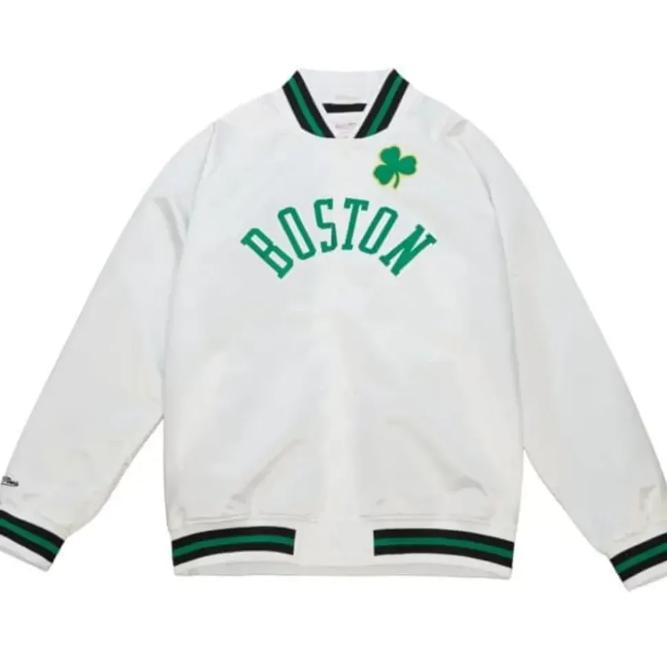 Lighweight Satin Jacket Boston Celtics