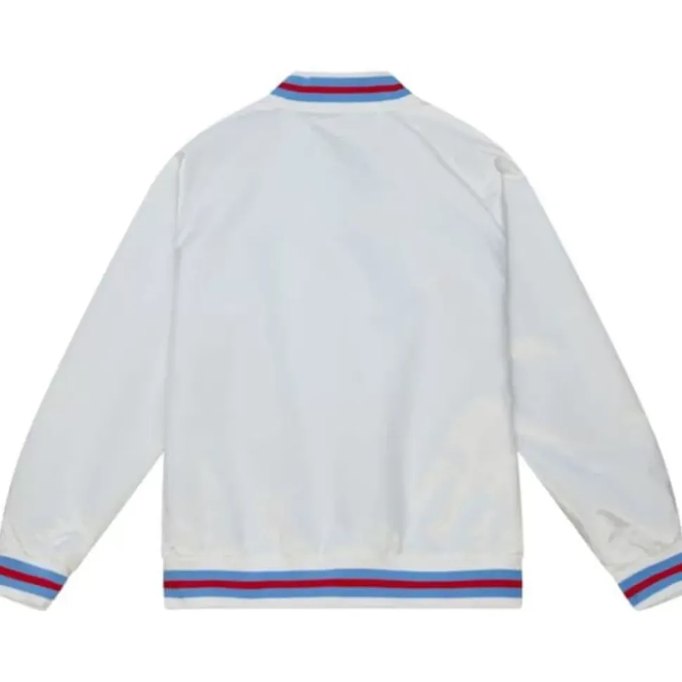 Lighweight Satin Jacket Houston Oilers