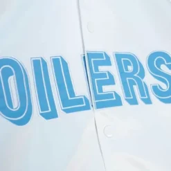 Lighweight Satin Jacket Houston Oilers