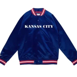 Lighweight Satin Jacket Kansas City Kings