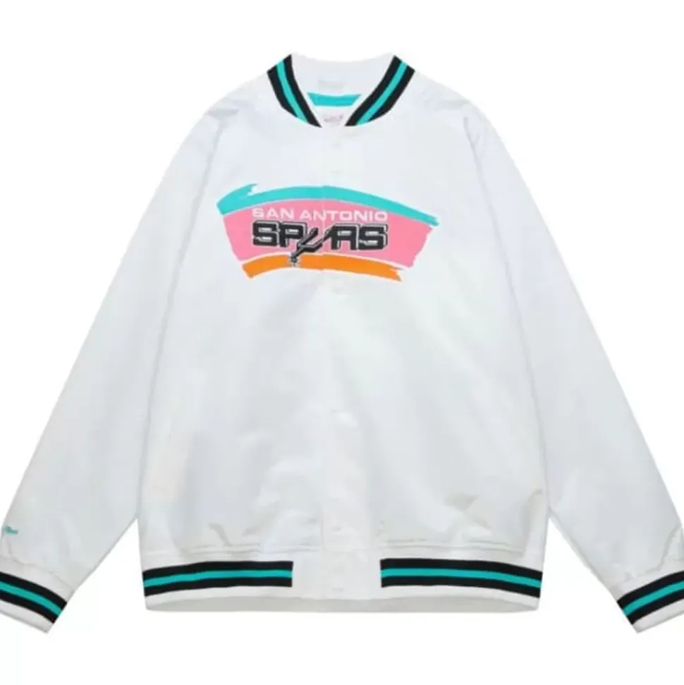 Lighweight Satin Jacket San Antonio Spurs