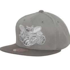 Metallic Grey Snapback Hwc Charlotte Hornets
