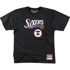 M&N X Aape Tee Philadelphia 76Ers