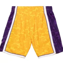 M&N X Bape Los Angeles Lakers Shorts