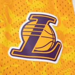 M&N X Bape Los Angeles Lakers Shorts