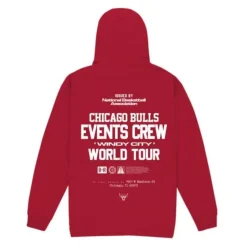 M&N X Br World Tour Crew Hoodie Chicago Bulls