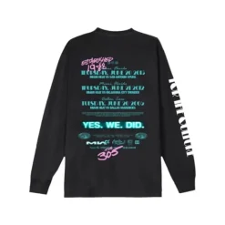M&N X Br World Tour Long Sleeve Miami Heat