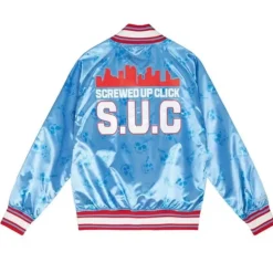 M&N X Dj Screw Lt Satin Jacket