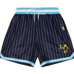 M&N X Fred Segal Pinstripe Shorts