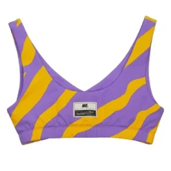 M&N X Melody Ehsani Puffer Bralette Los Angeles Lakers
