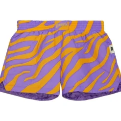 M&N X Melody Ehsani Puffer Short Los Angeles Lakers