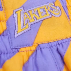 M&N X Melody Ehsani Puffer Short Los Angeles Lakers
