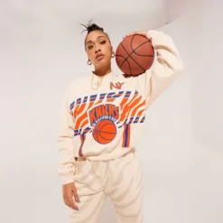 M&N X Melody Ehsani Raglan Pullover New York Knicks