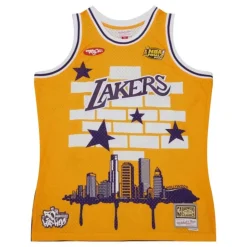 M&N X Nba X Tats Cru Jersey Los Angeles Lakers