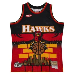 M&N X Nba X Tats Cru Jersey Atlanta Hawks