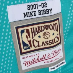 Monochrome Swingman Mike Bibby Vancouver Grizzlies 2000-01 Jersey