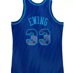 Monochrome Swingman Patrick Ewing New York Knicks 1991-92 Jersey