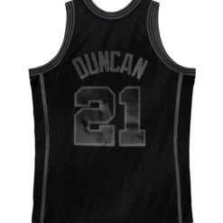 Monochrome Swingman Tim Duncan San Antonio Spurs 1998-99 Jersey