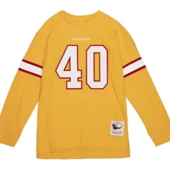 Name & Number Long Sleeve Tee Tampa Bay Buccaneers 2002 Mike Alstott