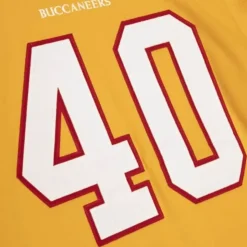 Name & Number Long Sleeve Tee Tampa Bay Buccaneers 2002 Mike Alstott