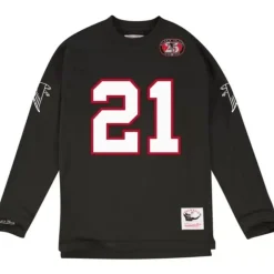 Name & Number Longsleeve Atlanta Falcons Deion Sanders
