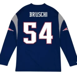 Name & Number Longsleeve New England Patriots Tedy Bruschi
