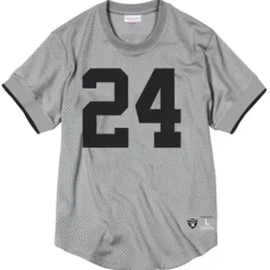 Name & Number Mesh Crew Neck Los Angeles Raiders Charles Woodson