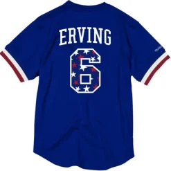 Name & Number Mesh Crewneck Philadelphia 76Ers Julius Erving