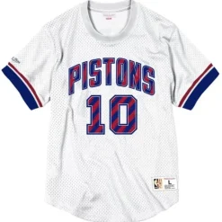 Name & Number Mesh Crewneck Detroit Pistons Dennis Rodman
