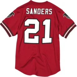 Name & Number Mesh Top Atlanta Falcons 1990 Deion Sanders