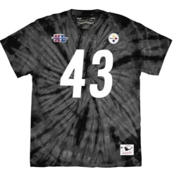 Name & Number Spider Tee Pittsburgh Steelers 2005 Troy Polamalu