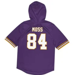 Name & Number Ss Hoodie Minnesota Vikings 2000 Randy Moss